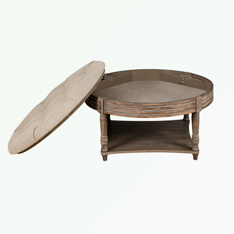 Wayfair upholstered coffee table discount